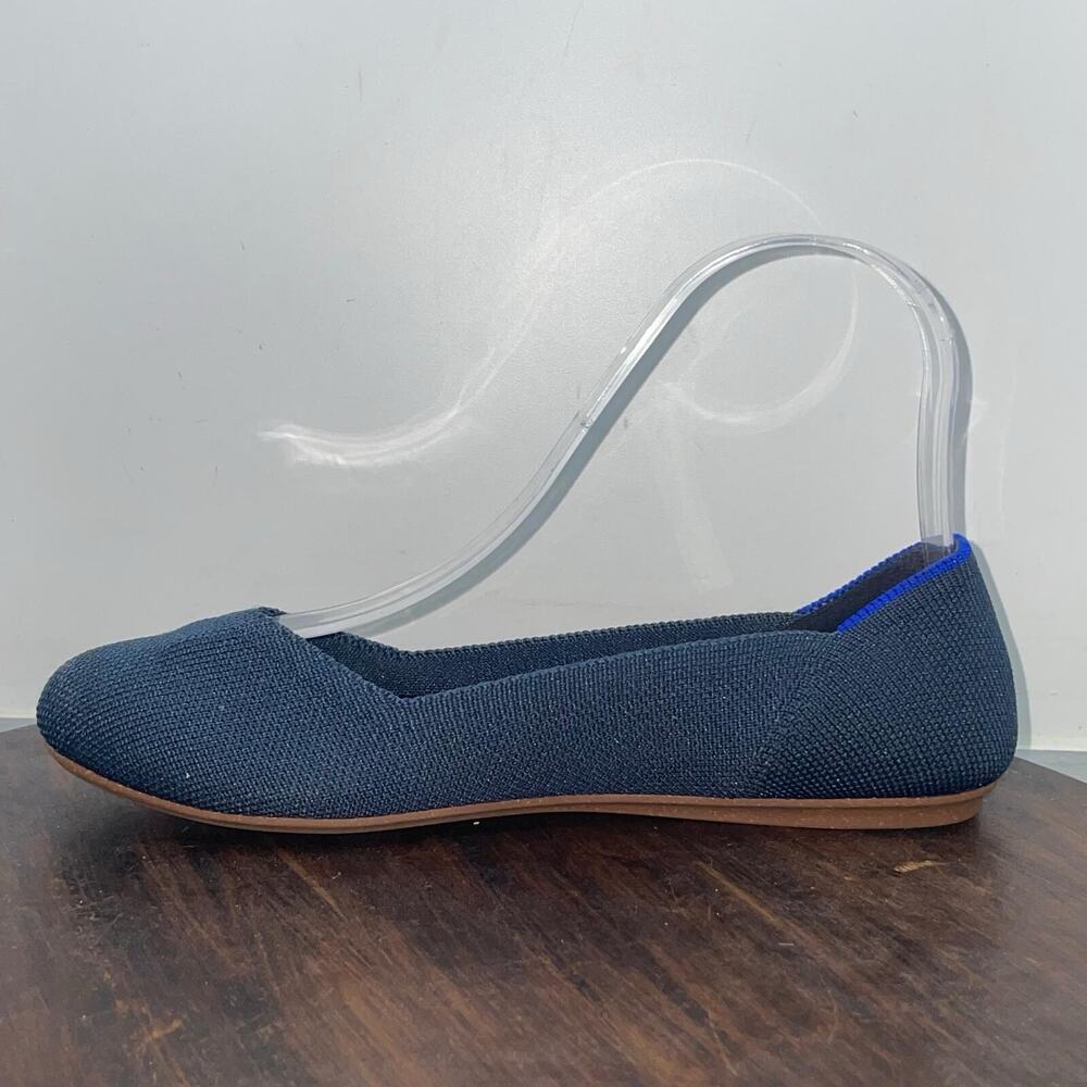 Rothys Womens The Flat Round Toe Size 5.5 Knit Slip On Shoes Comfort Work Casual - Picture 2 of 9
